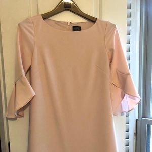 Vince Camuto pink flair sleeve dress -dry cleaned!